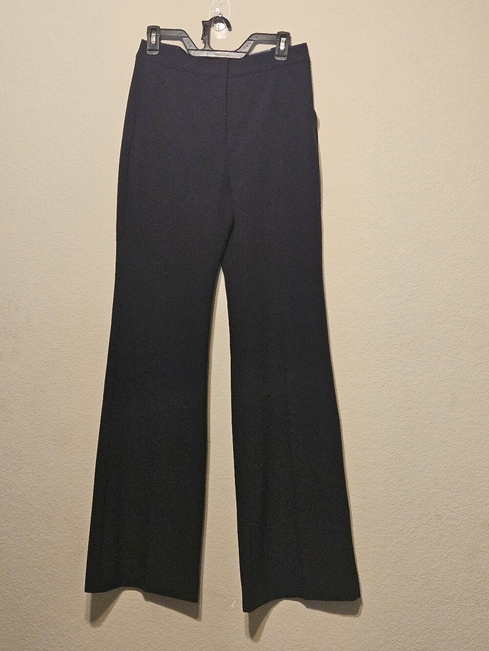 Express High Rise Black Flare Trouser Dress Pants for Women